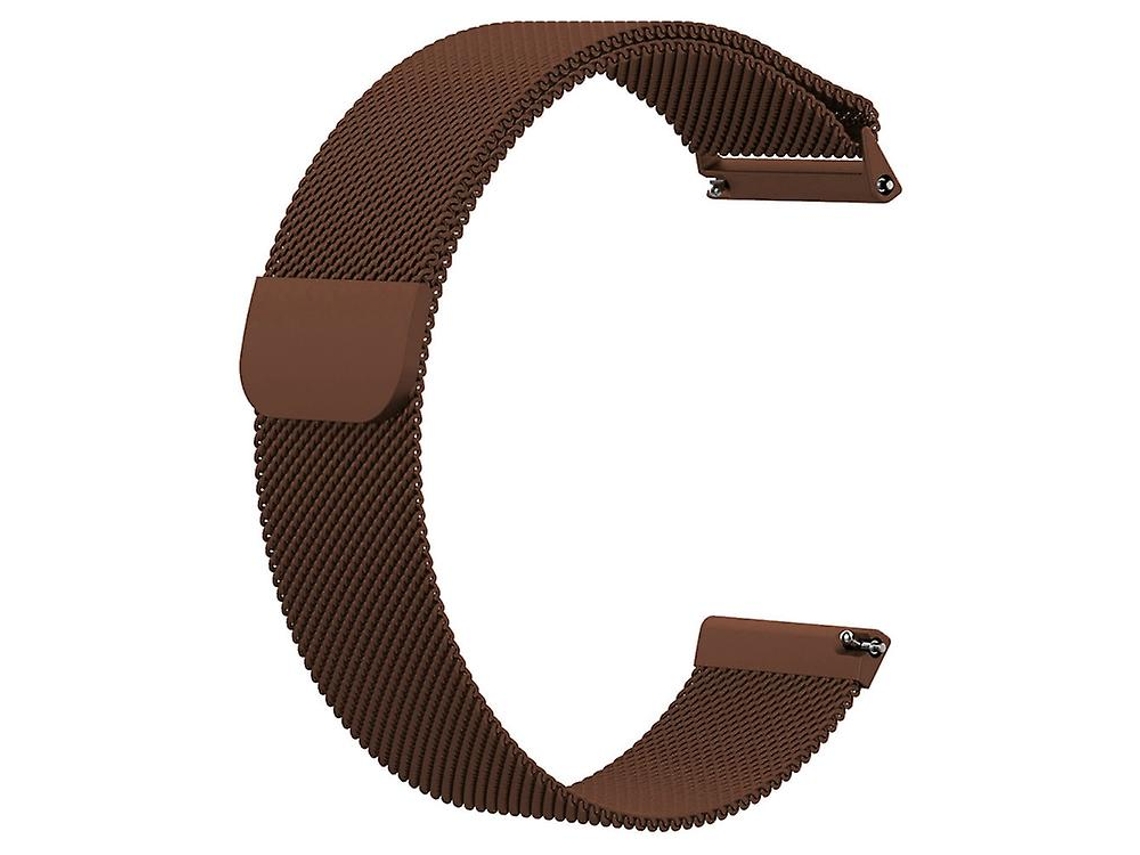 Bracelete de Smartwatch para Fitbit Versa 2 / Fitbit Versa / Fitbit Versa Lite Milanese Watch Band Tamanho Grande: 2 3X25 8Cm Café VENISYMLIS