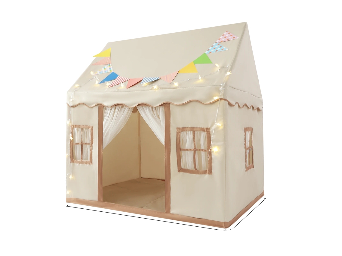 Tenda Para Crianã§as, Corda De Luz, Cortinas Anti-mosquito, Tapete De Chã£o Macio
