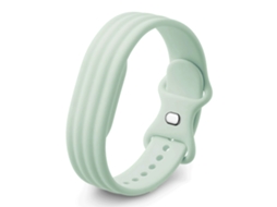 Pulseira Panoona Para Google Fitbit Air Pulseira Silicone Desportiva Macia Respirável Substituição Verde Claro