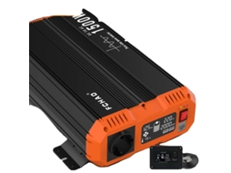 Inversor de energia de onda senoidal pura OEM de 1500 W e 12 V com controle remoto