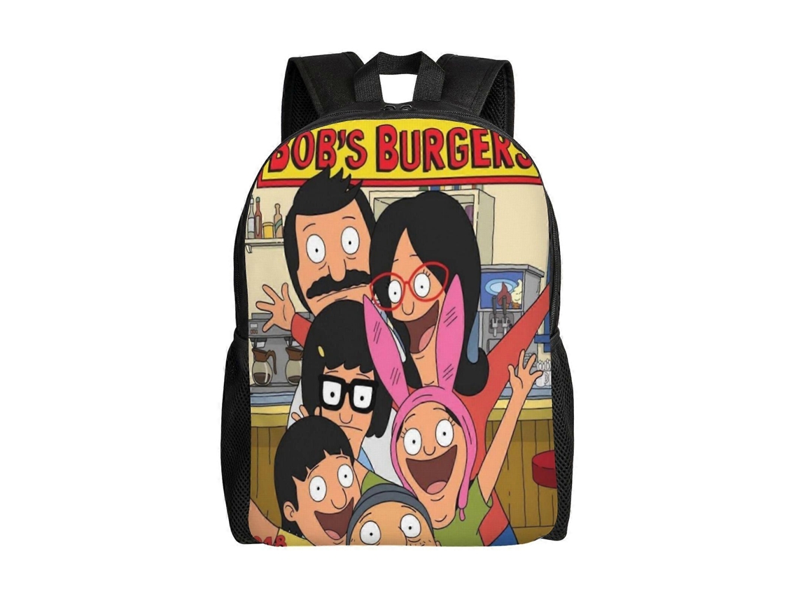 Mochila De Estudante Bobs Burgers W288, Durável E Leve, Com Alça De Ombro Impermeável E Respirável J288 Olysi Shop