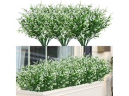 Flores Artificiais de Lavanda para Uso Externo Brancas AQUAFORGE