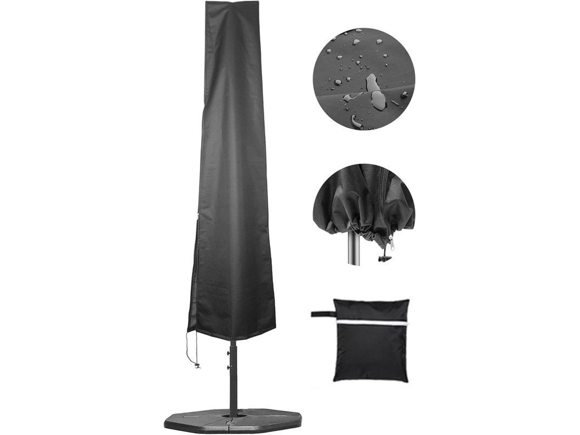 Nova Line capas de Guarda chuva de Jardim Impermeáveis com Zíper para Guarda chuvas Exteriores de 7ft a 11ft
