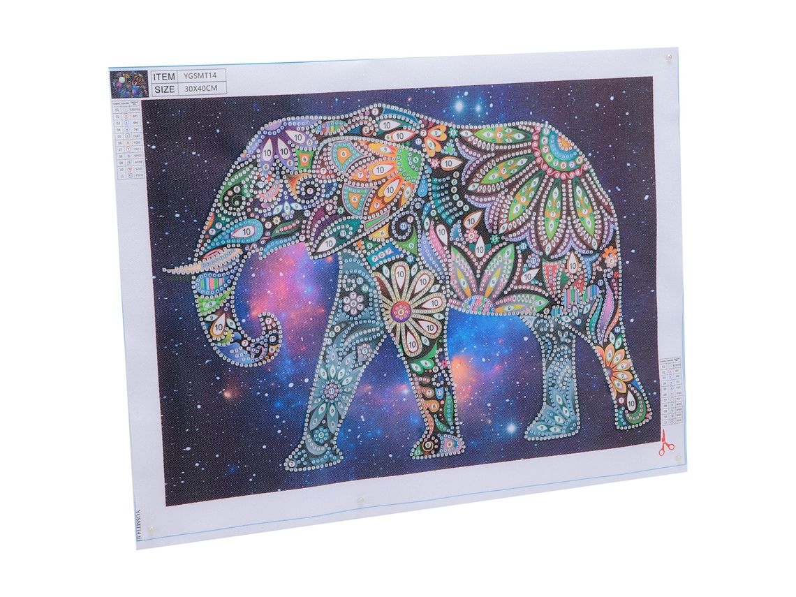 Kit De Pintura Com Diamantes 5d Ferramenta Para Bordado De Ponto Com Resina Decoração De Parede Diy