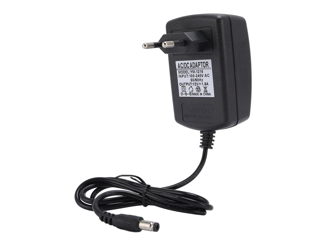 Aetheria adaptador de Energia 12v 1.5a Plugue Eu com Cabo 93cm para Telas Led Consoles de Jogos