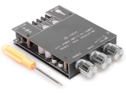 Placa Amplificadora 1002t com Controle de Agudos e Graves, Entradas Bt Aux SFUSHOS