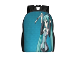 Mochila De Estudante Hatsune Miku R317, Durável E Leve, À Prova Dágua E Com Alça De Ombro Respirável. Loja Olysi