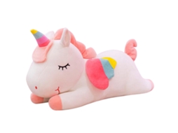 Almofada de pelúcia macia em formato de boneca para bebê dormir, presente de aniversário para meninas e meninos.