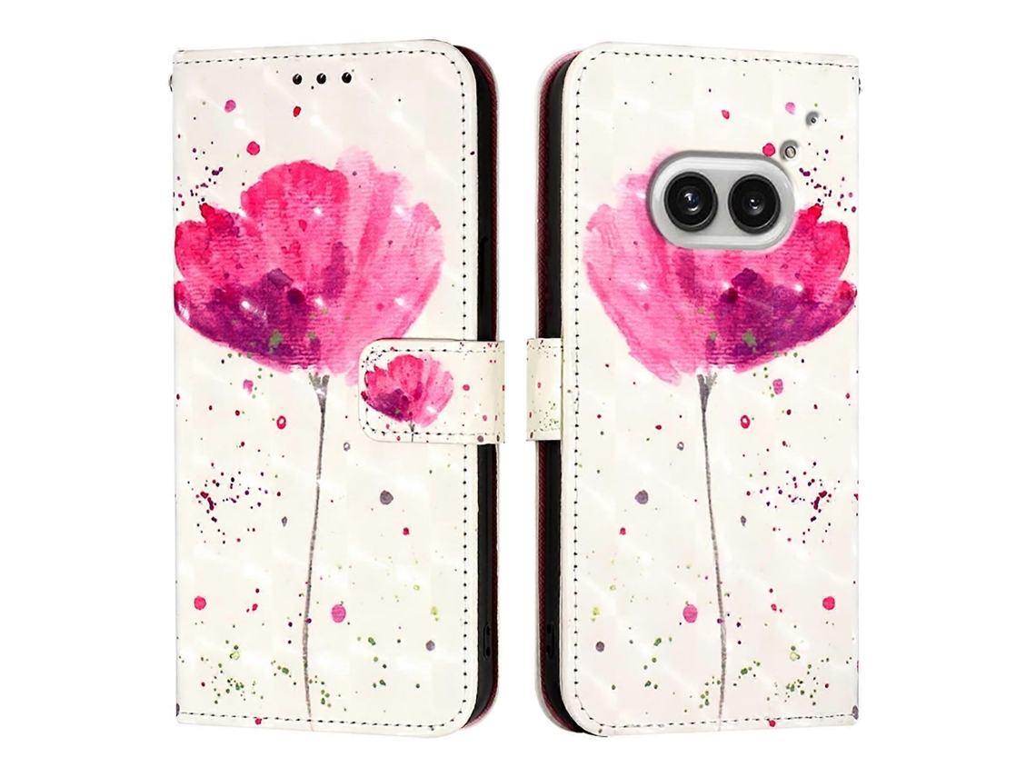 Capa De Celular De Couro Com Pintura 3d Horizontal E Flip Para Nothing Phone 2a