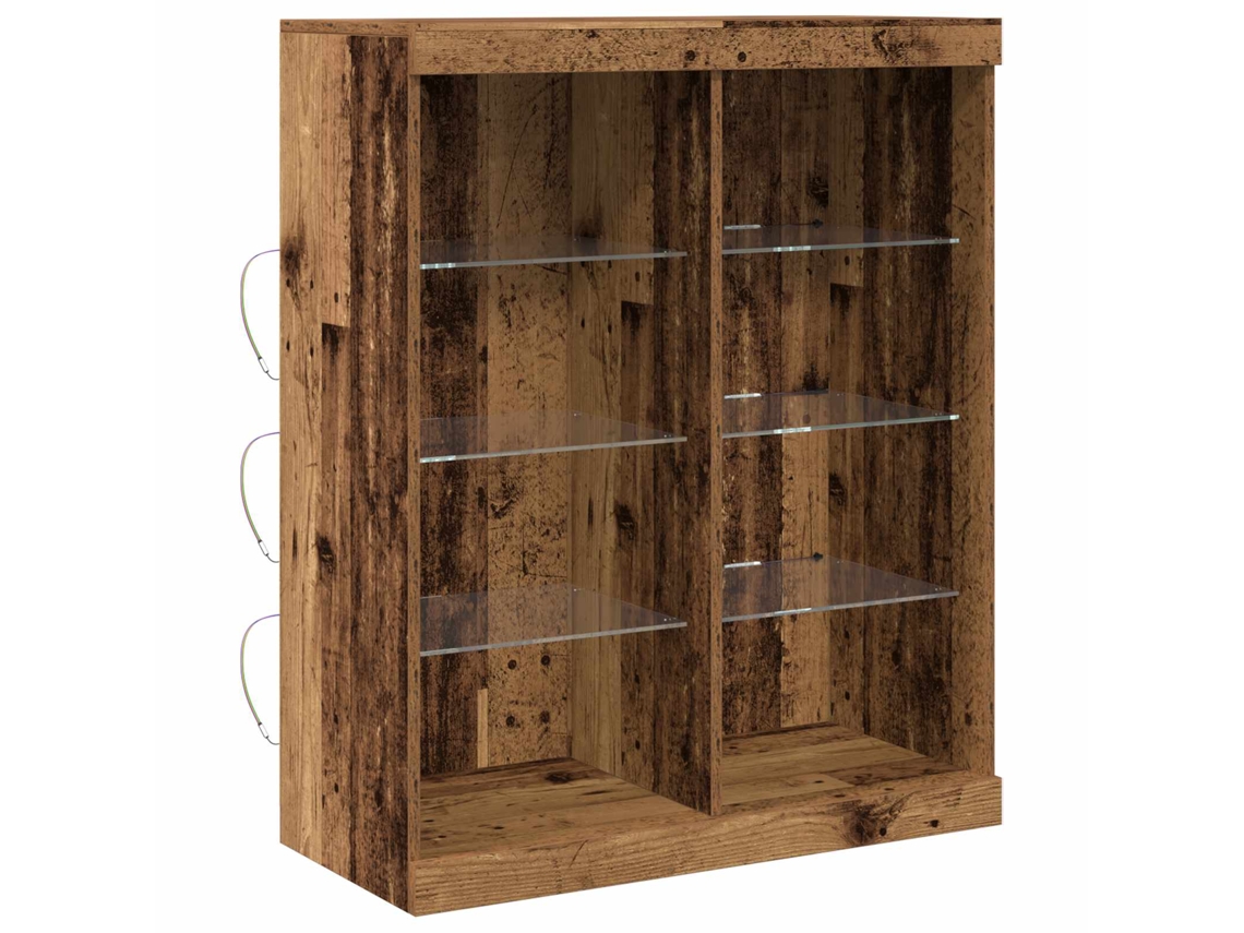 Aparador Antiga Madeira Led com MAISON EXCLUSIVE 41x37x100 cm
