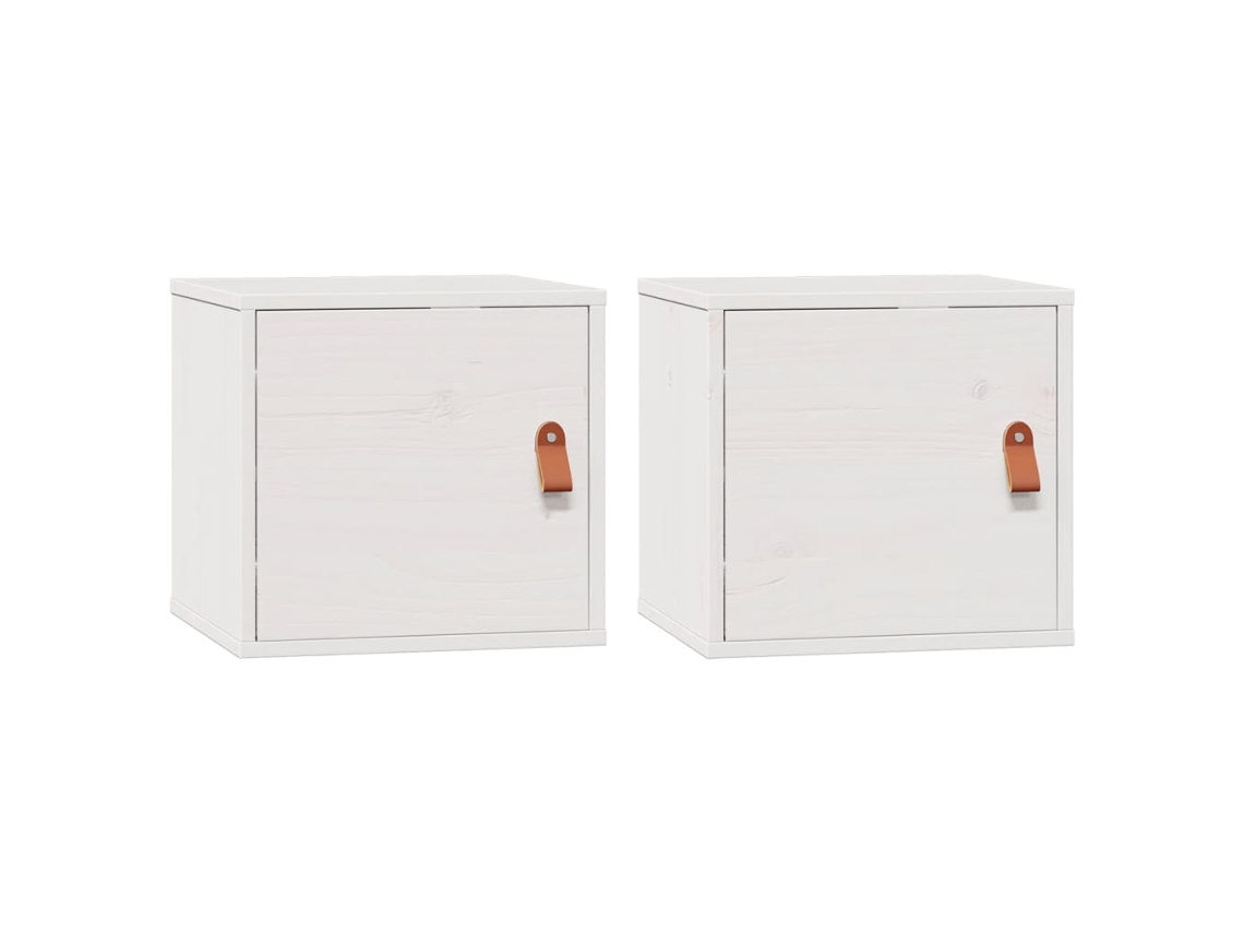 Wall Cabinet, Wall Cabinets Vidaxl Branco Madeira De Pinho (n/a)