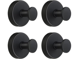 Conjunto de 4 Ganchos Ventosa para Chuveiro, Suporte para Toalhas, Banheiro, para Pendurar Toalhas BRILVIBERA