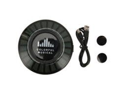 Alto Falante De Condução Óssea, Mini Alto Falante Bluetooth Com Luzes De Ritmo Rgb, Recarregável Por Usb, Portátil, Sem Fio, Bluetooth 5.0 Olysi Shop