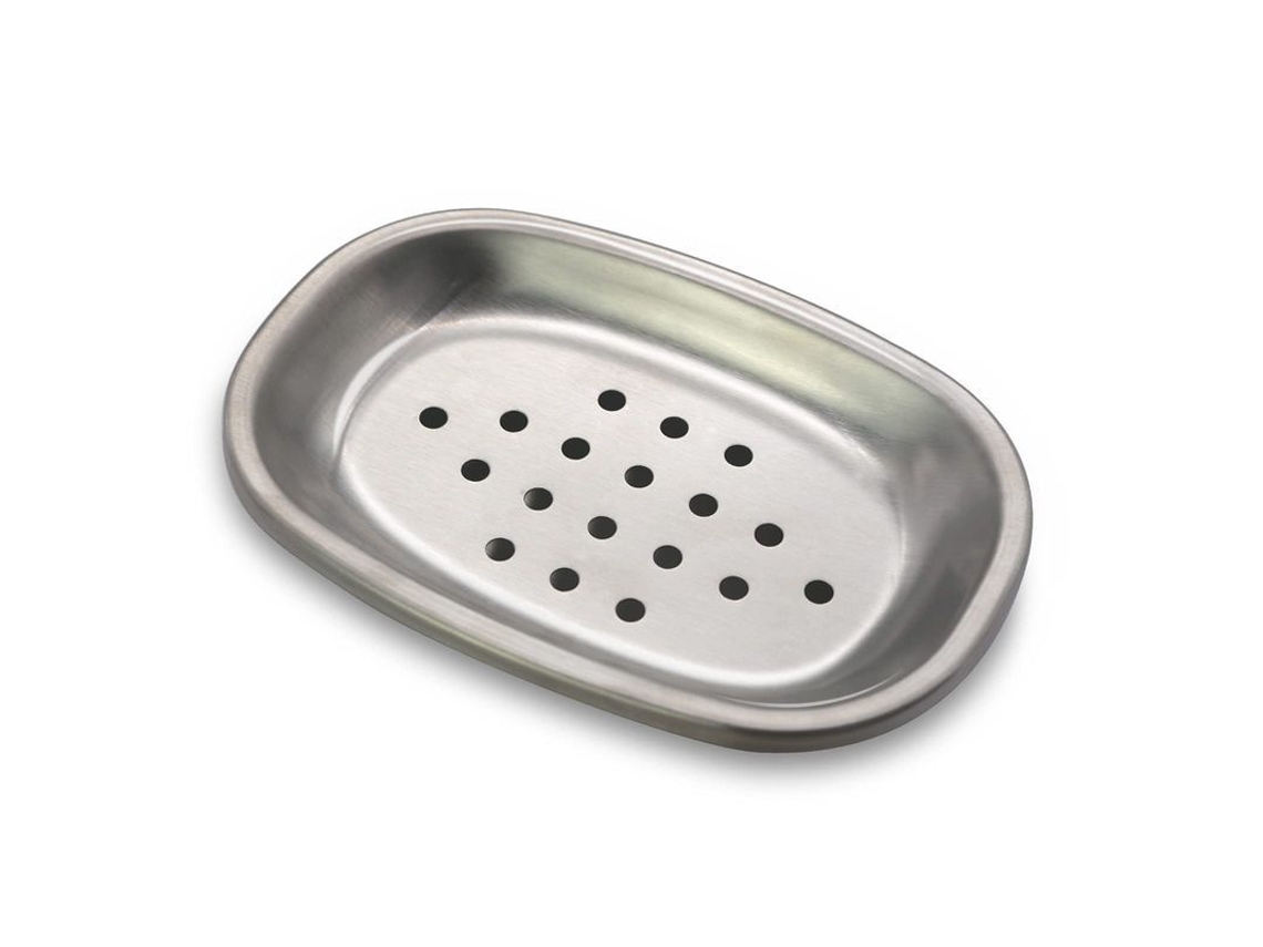prato de sabonete de aço inox com prateleira de drenagem duas camadas
