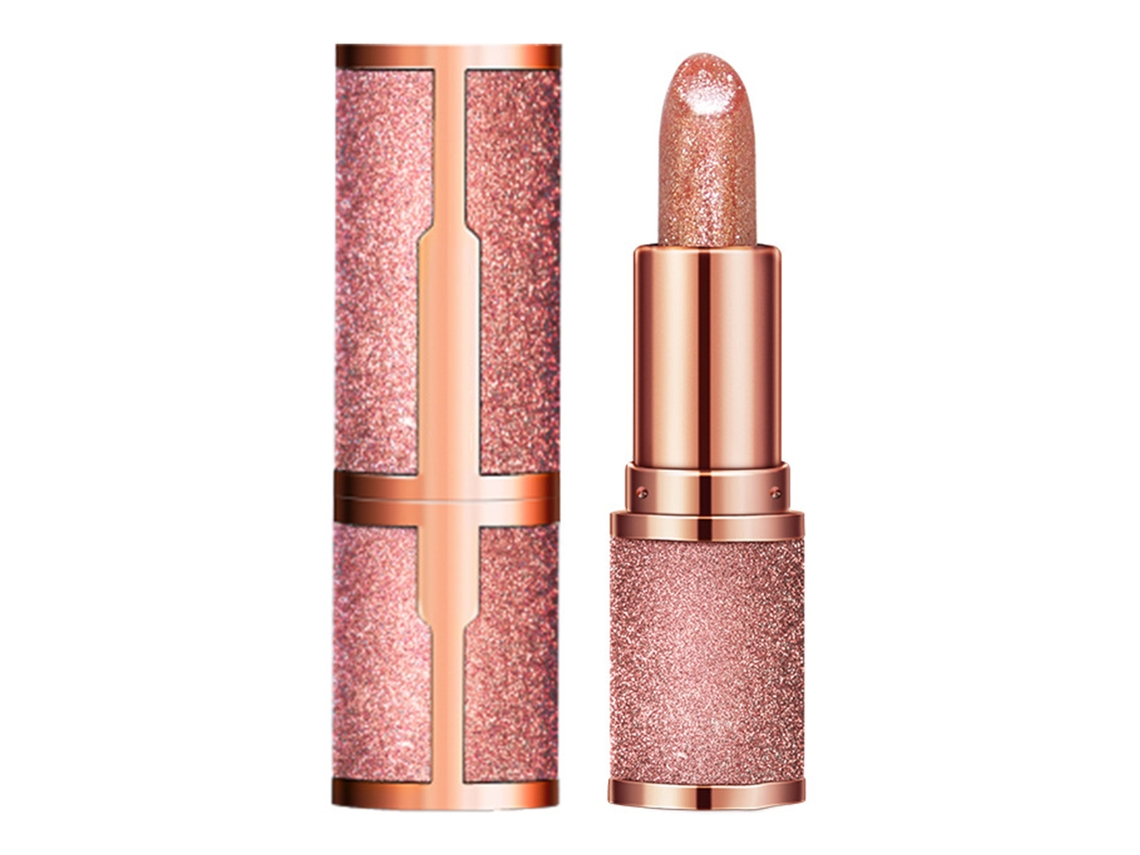Labial Hidratante Brillo Estrella De Glitter De Larga Duración