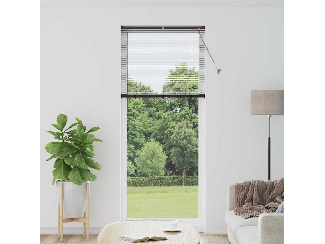 Vidaxl Persianas Venecianas Preto 220 X 85 Cm Alumínio