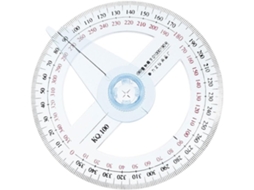 Régua De Desenho Portátil Plástico Doitool, Com Rotação De 360 Graus, Ideal Para Trabalhos Em Madeira E Desenhos
