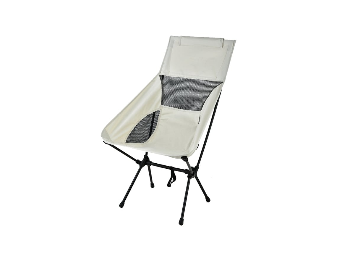 Cadeira Dobrável De Camping/praia, Leve, Tecido Oxford, Branca