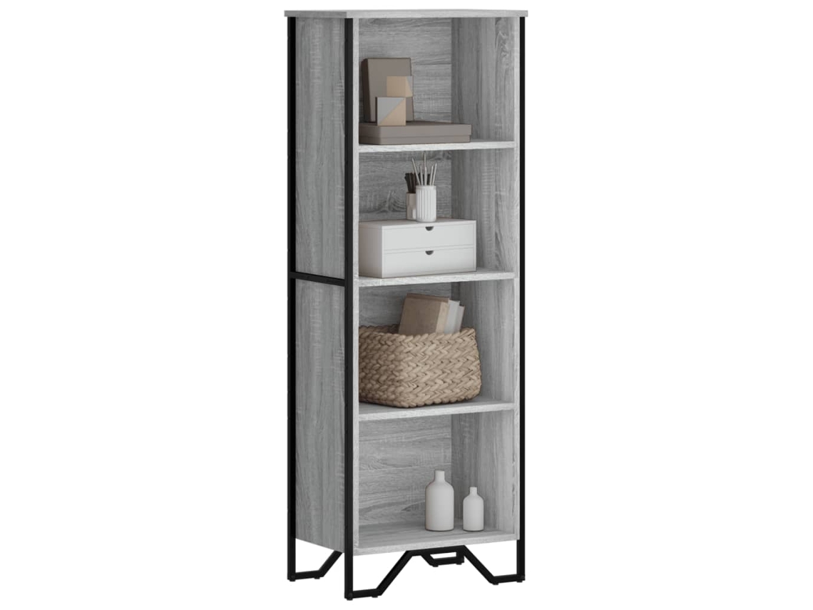 Vidaxl Estante 50x31x137,5 Cm Derivados De Madeira Cinzento Sonoma