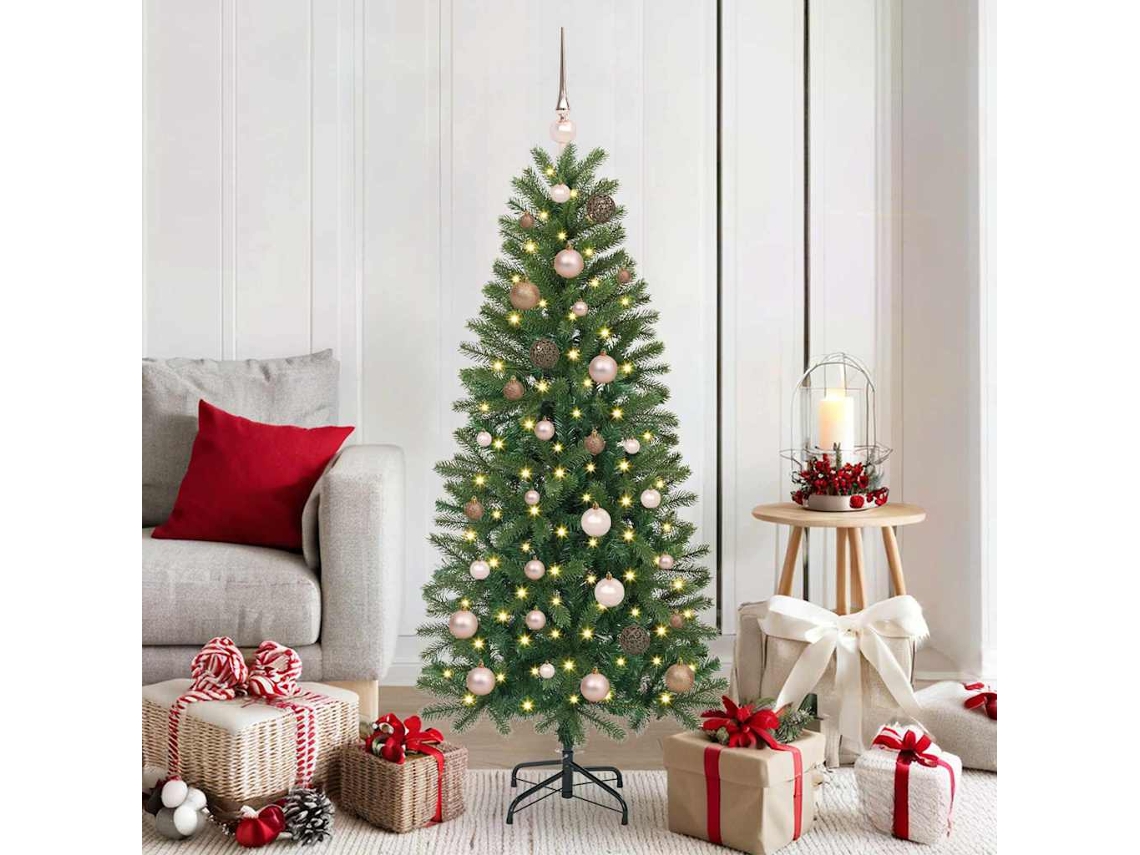 Vidaxl Árvore De Natal Artificial Verde 150 Cm Pe E Pvc