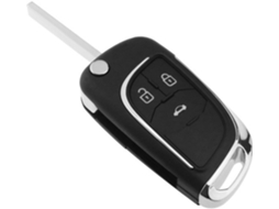 Comando A Distância 3 Botões - Chaveiro Portátil - Caixa De Chaveiro - Plástico/metal - Compatível Com Opel Astra J/insignia/mokka