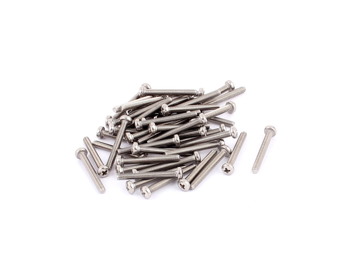 100 Parafusos CHABERLU de cabeça sextavada interna M5x6mm, aço liga preto