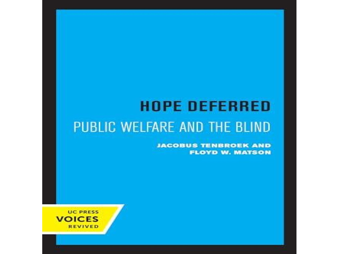Livro Hope Deferred de Floyd W Matson (Inglês)