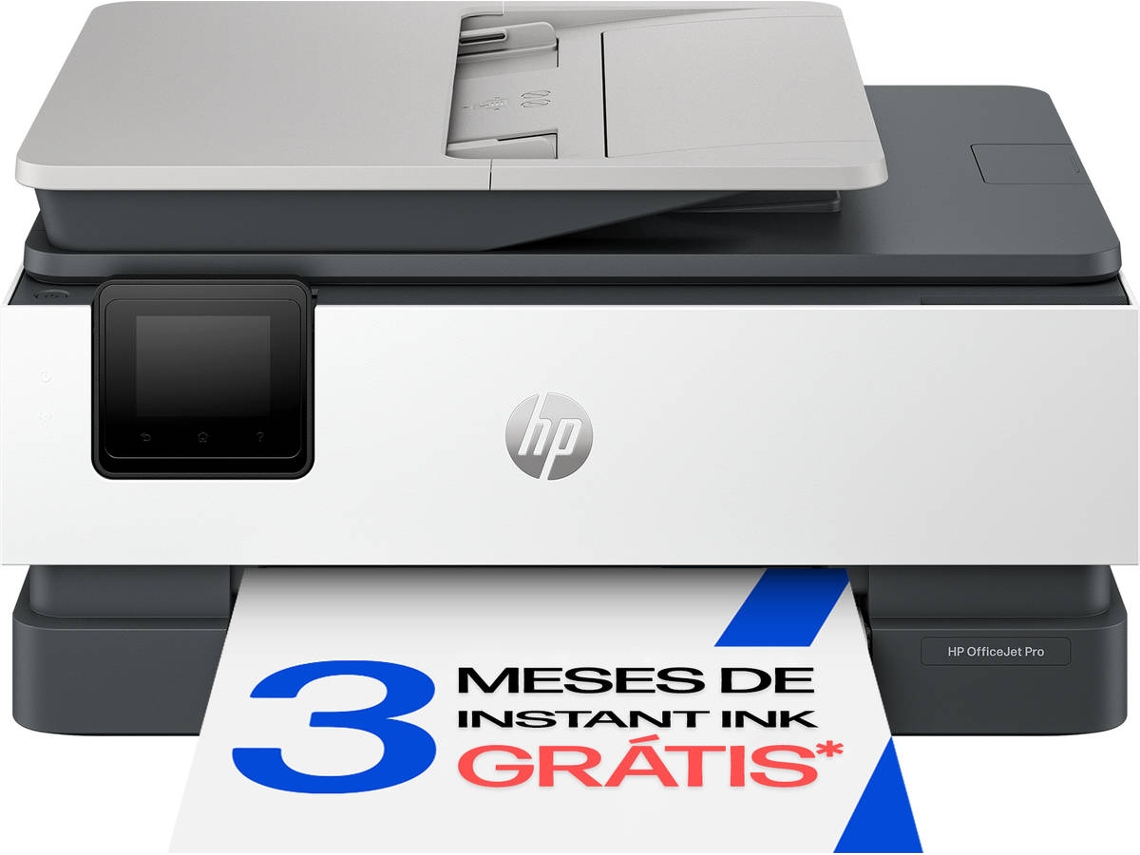 Impressora HP OfficeJet Pro 8122e (Multifunções - Jato de Tinta - Wi-Fi - Instant Ink)