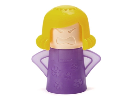 Limpador a Vapor para Microondas Angry Mama com Vinagre e Água Roxo GNCHOME