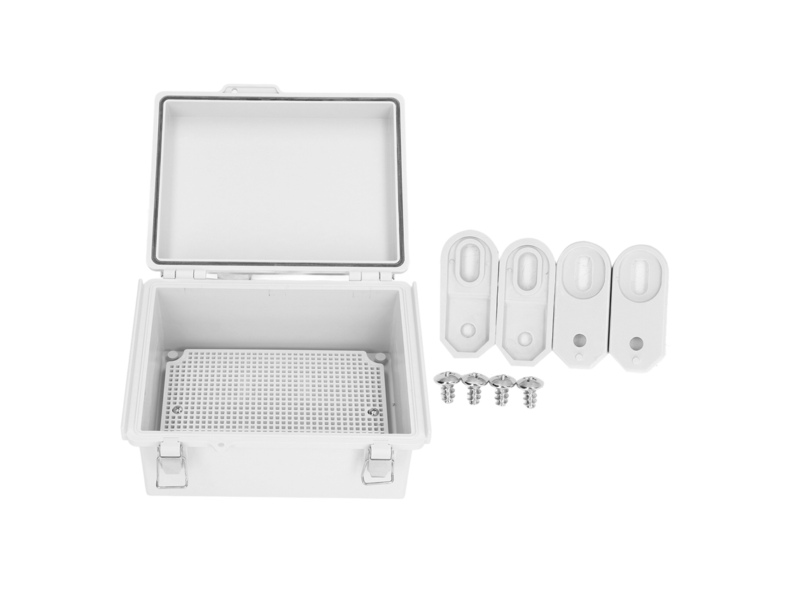 Caixa de Junção Abs Ip67 Projeto Diy Resistente À Água para Ambientes Internos e Externos 220x170x110mm S/MARCA