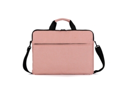 Lurelia Mochila Para Portátil Lona Impermeável 14 Polegadas Rosa