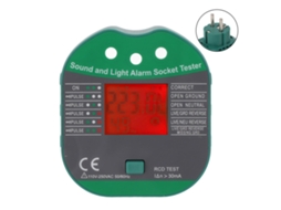 Testador de Tomada com Alarme Sonoro e Visual Detector de Tensão 110v