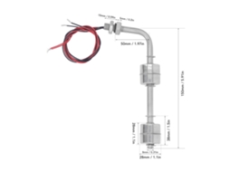 Sensor De Nível De Água Em Aço Inox Da Laxiscreed Para Piscinas, Aquários E Tanques, Compatível Com Ac/dc 0-110v