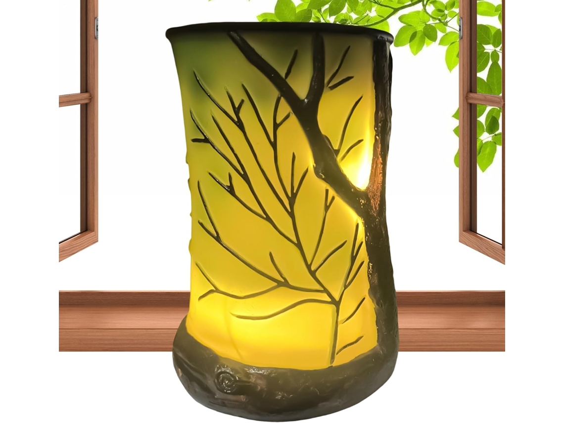 Mini Candeeiro De Mesa Ambiente Natural, Pequeno Candeeiro De Cabeceira