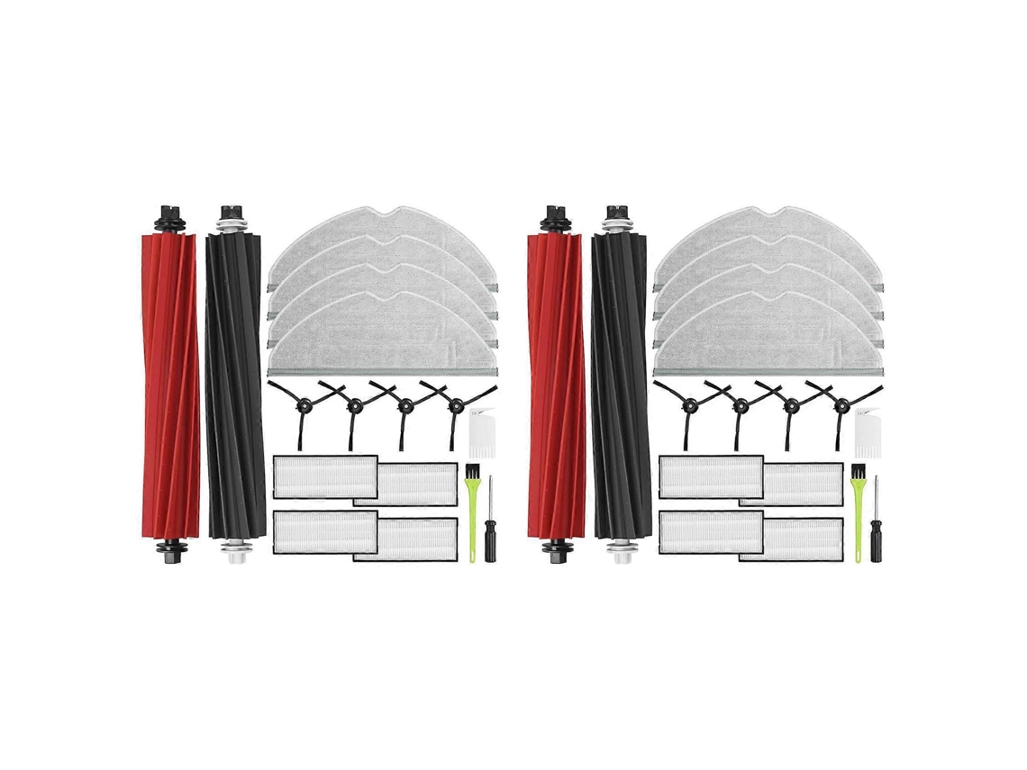 2x For Roborock S8 Pro Ultra Robot Vacuum Dual Main Brush Side Brush Hepa Filter Mop Cloths Spare Parts