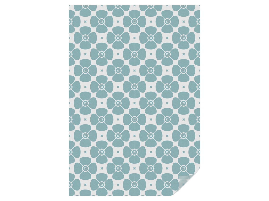 Vitrais Simetria Floral Para O Escritório Espelharte (100x146 Cm)