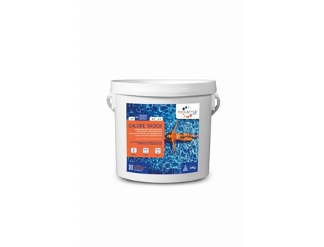 Balde de 4Kg de Cloro Grânulos Longos 250 gC/4 P/72 Poolstyle Psl-500-0005 POOL STYLE