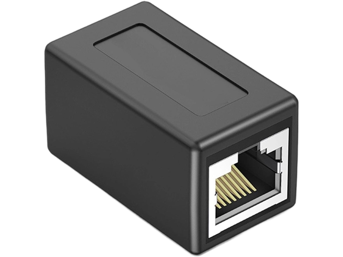 Conector Acoplador De Linha Telefônica, Adaptador Cabo Telefônico