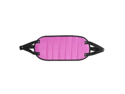 Colchoneta De Pies Ajustable Portátil Para Avión Y Escritorio Color Rojo Rosa