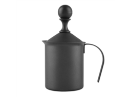 Batedor De Leite Malha Dupla Manual Aço Inoxidável, 400ml, Ferramenta Para Fazer Espuma Café