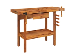 Workbench, Workbenches Vidaxl Marrom Madeira De Acácia (n/a)