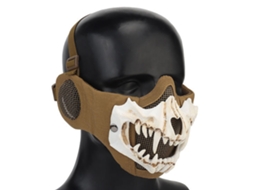 Business proteção Ouvido Meia Máscara Esqueletor Halloween Dentes Assustadores Props Traje Terror Outdoor Ciclismo