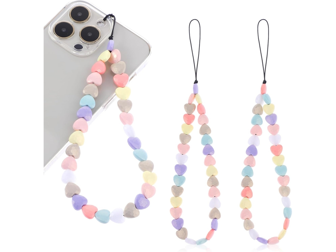 A Alça De Celular Tiesome, Um Acessório Fofo Com Miçangas, É Perfeita Para Mulheres E Meninas. Ideal Para O Pulso E Para Pendurar No Celular. Perfeita