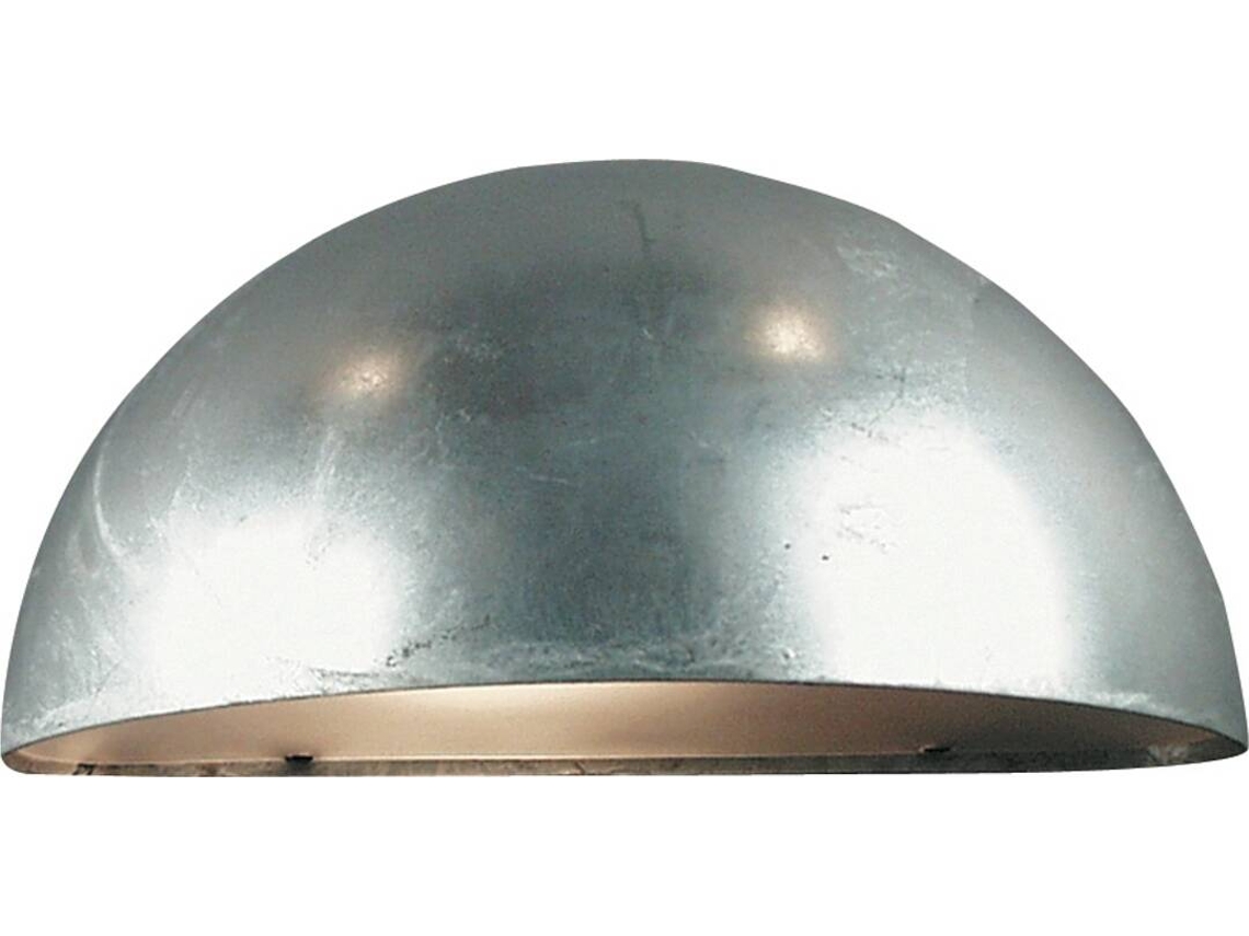 Candeeiro de Exterior de Parede NORDLUX Maxi (Prateado - E27 - Vidro e Plástico)