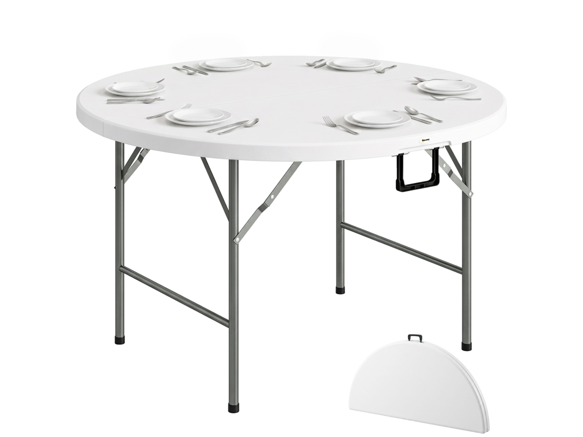 Mesa Redonda De Jardim Estrutura Metálica