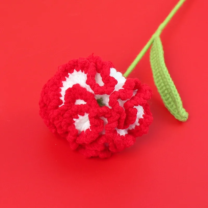 Buquês De Crochê, Flores Artificiais Trançadas À Mão, Buquês De Tricô, Presentes