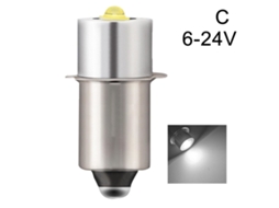 Lâmpadas Led De Atualização P13.5s Dc6v 24v/3 12v Lanterna Maglite Branca Aquaforge