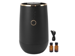 Difusor de Aroma Compacto para Carro e Casa com Design Desktop Preto | S/MARCA