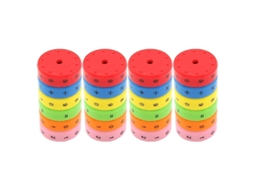 Brinquedo De Cilindro Magnético 4pcs Allinless