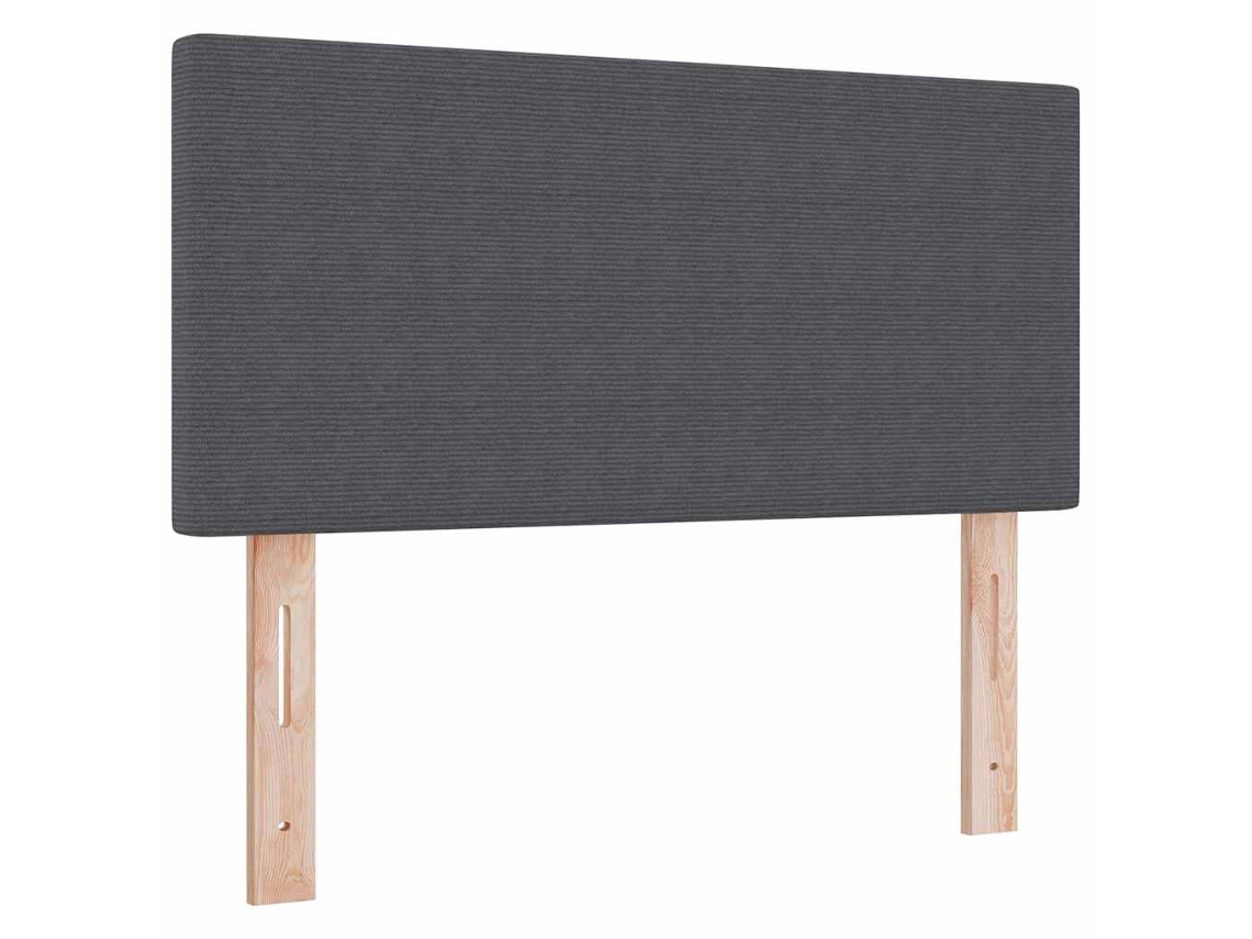 Cabeceira MAISON EXCLUSIVE Cinza Escuro em Couro Sintético (80 cm)